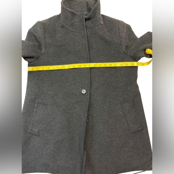 Lauren Ralph Lauren Vintage Jacket Black Button Up Wool Blend Coat Size Medium - Picture 16 of 17